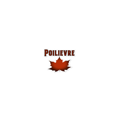 Poilievre Sticker - Red