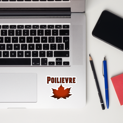 Poilievre Sticker - Red