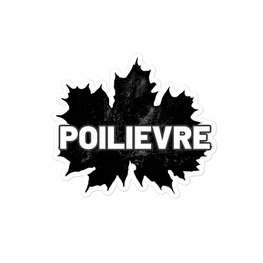 Poilievre Sticker - Black